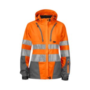 chaqueta-projob-alta-visibilidad-mujer-6423-naranja-fluor-gris