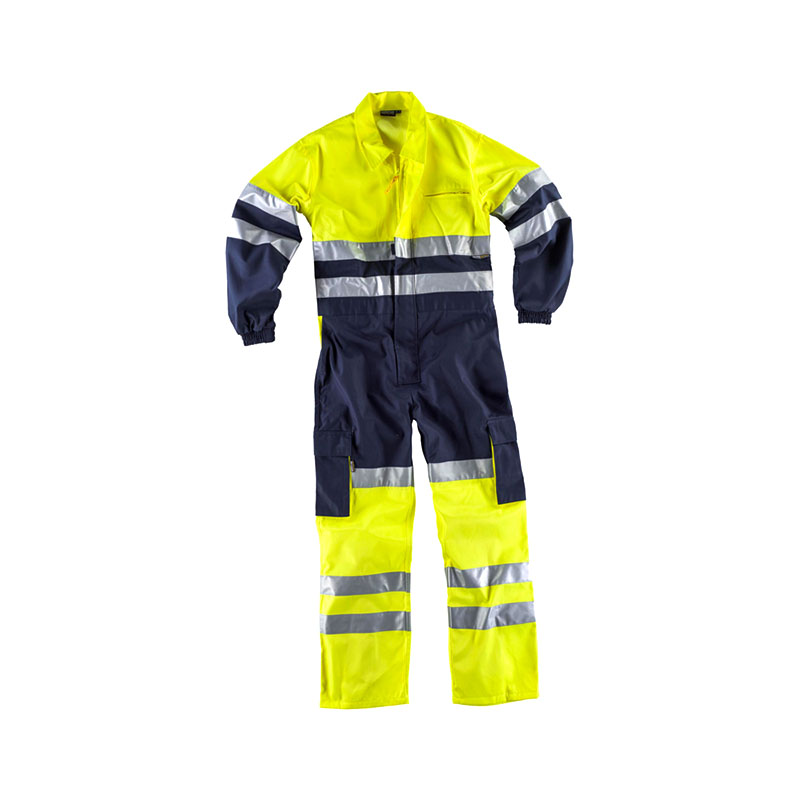 buzo-workteam-alta-visibilidad-c3000-azul-marino-amarillo-fluor