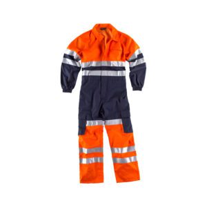 buzo-workteam-alta-visibilidad-c3000-azul-marino-naranja-fluor