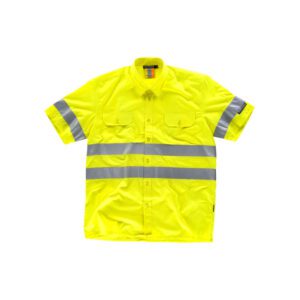 camisa-workteam-alta-visibilidad-c3810-amarillo-fluor