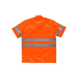 camisa-workteam-alta-visibilidad-c3810-naranja-fluor