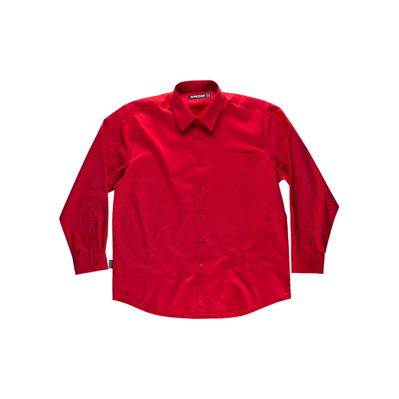 camisa-workteam-b8000-rojo