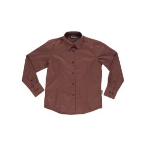 camisa-workteam-b8090-marron