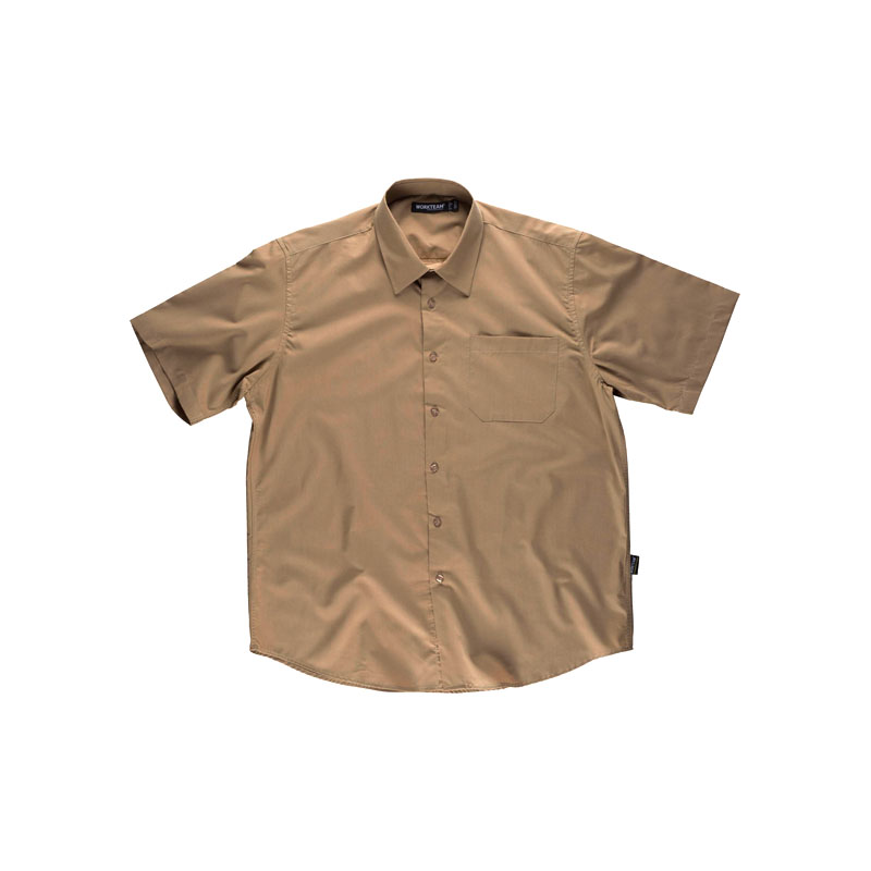 camisa-workteam-b8100-beige