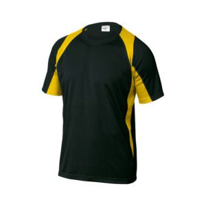 camiseta-deltaplus-bali-negro-amarillo