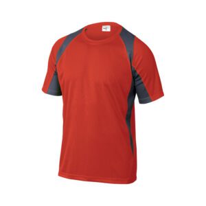camiseta-deltaplus-bali-rojo-gris