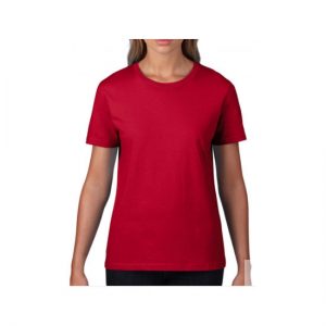 camiseta-gildan-premium-4100l-rojo