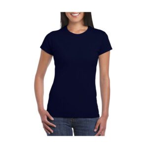 camiseta-gildan-softstyle-entallada-64000l-azul-marino
