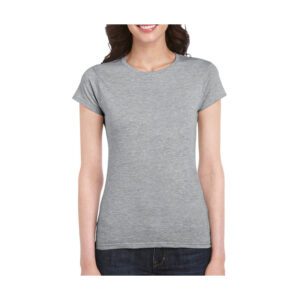 camiseta-gildan-softstyle-entallada-64000l-gris-sport