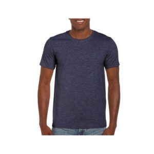 camiseta-gildan-softstyle-ring-spun-64000-azul-marino-heather