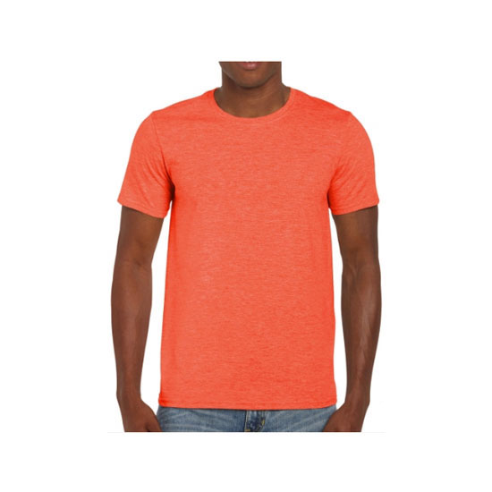camiseta-gildan-softstyle-ring-spun-64000-naranja-heather