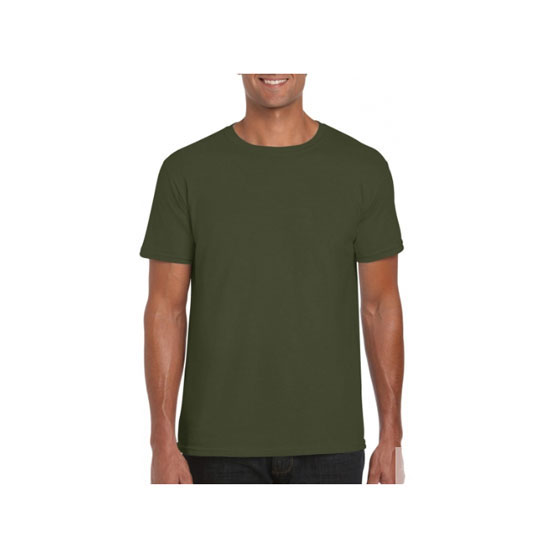 camiseta-gildan-softstyle-ring-spun-64000-verde-militar