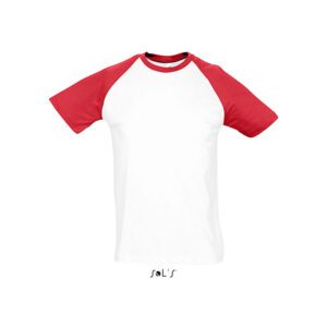 camiseta-sols-funky-blanco-rojo