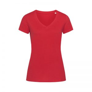 camiseta-stedman-st9310-organica-janet-cuello-v-mujer-rojo-pimienta