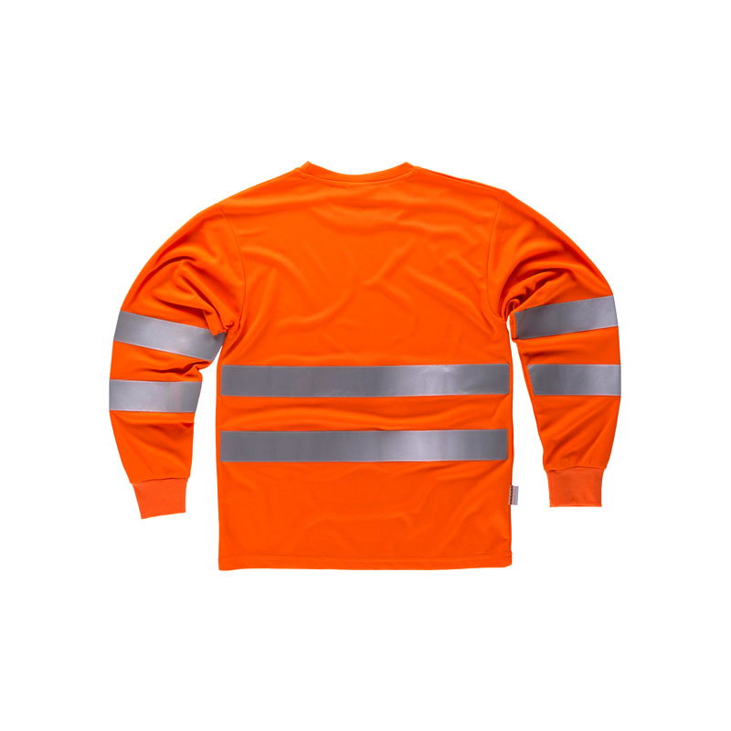 camiseta-workteam-alta-visibilidad-c3933-naranja-fluor