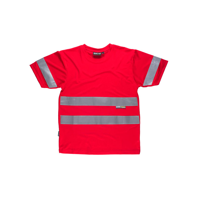 camiseta-workteam-alta-visibilidad-c3939-rojo