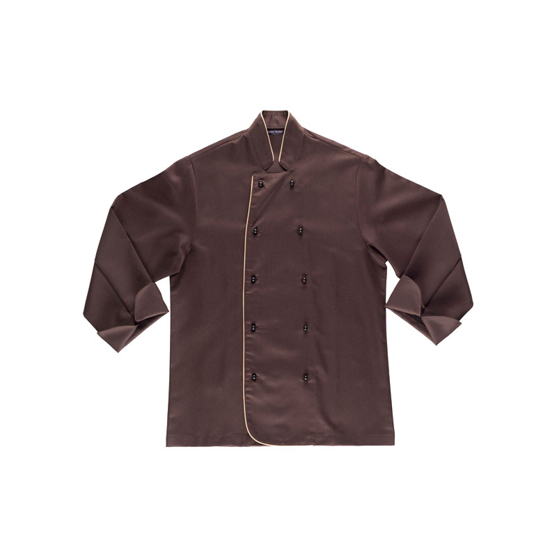chaqueta-workteam-cocina-b9205-marron