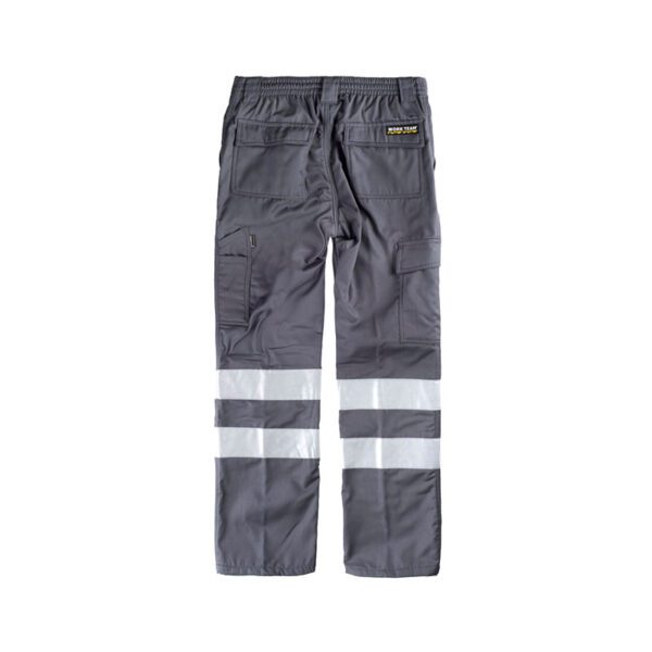 pantalon-workteam-alta-visibilidad-b1417-gris