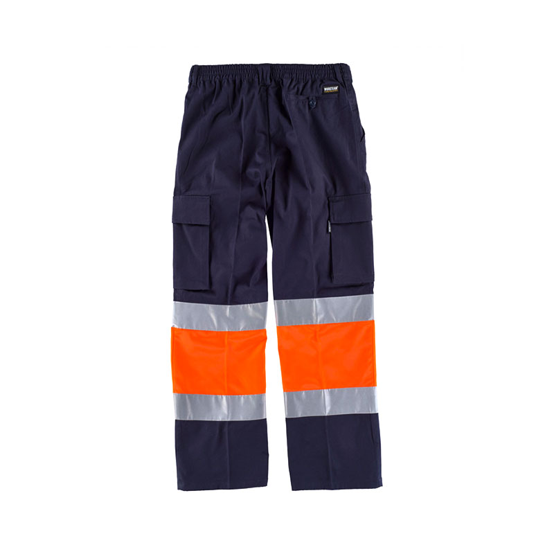 pantalon-workteam-alta-visibilidad-c4019-azul-marino-naranja