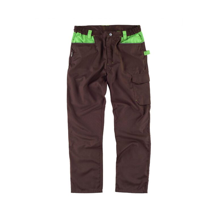 pantalon-workteam-wf1050-marron-verde-lima