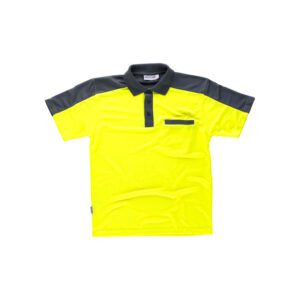 polo-workteam-alta-visibilidad-c2805-gris-amarillo-fluor
