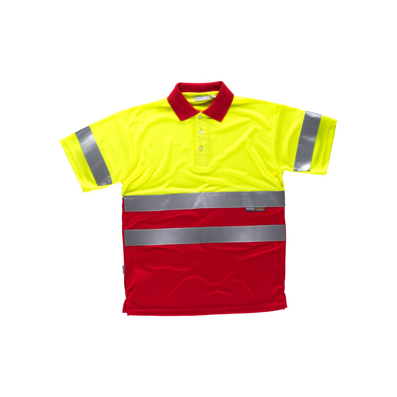 polo-workteam-alta-visibilidad-c3860-rojo-amarillo