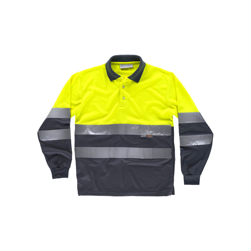 polo-workteam-alta-visibilidad-c3870-gris-amarillo