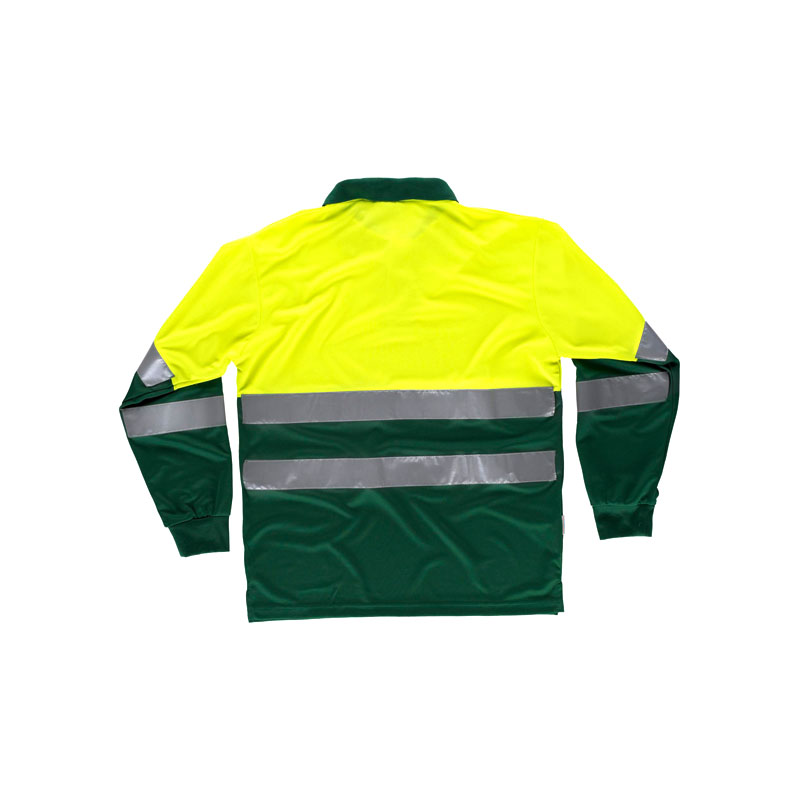 polo-workteam-alta-visibilidad-c3870-verde-amarillo
