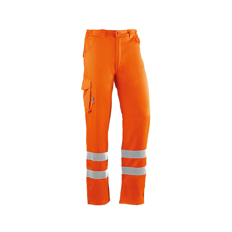 pantalon juba alta visibilidad brayton hv728 naranja fluor en workima.com