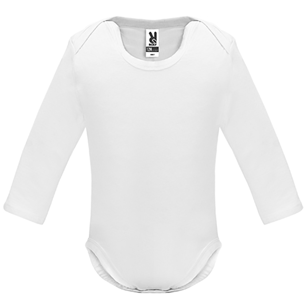 Camiseta bebé algodón Roly BABY blanca.